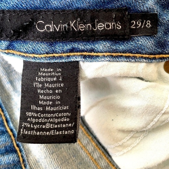 CALVIN KLEIN JEANS | Women’s Denim Blue Jeans Size 29/8 - Picture 3 of 8